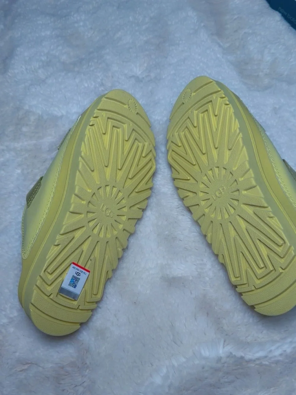 UGG Kids Yellow Double-Strap Slide Sandals